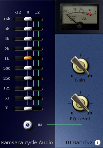 10-Band V2 plugin interface