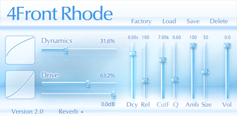 4Front Rhode plugin interface