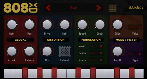 808XD plugin interface