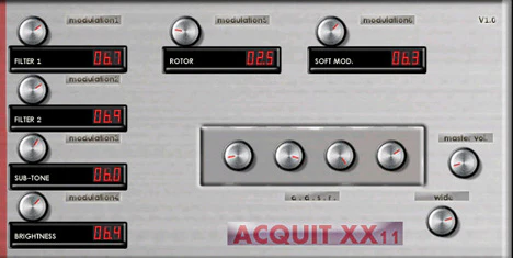 Acquitxx11 plugin interface
