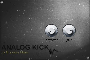 Analog Kick plugin interface