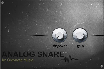 Analog Snare plugin interface