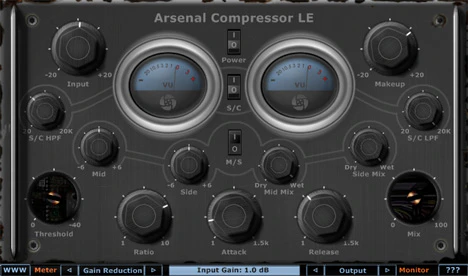 Arsenal Compressor LE plugin interface
