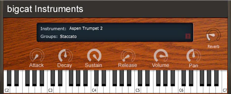 Aspen Trumpet 2 plugin interface