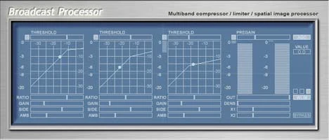 Broadcast plugin interface