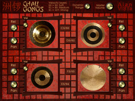Chau Gongs plugin interface