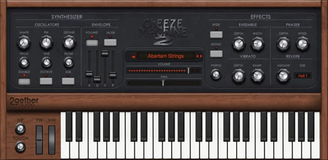 Cheeze Machine 2 plugin interface