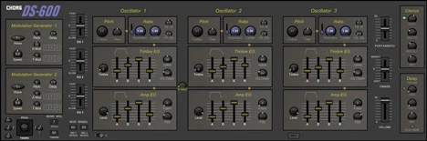 Chorg DS-600 plugin interface