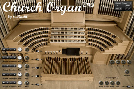 Church Organ 2nd plugin interface