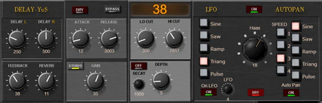 Delay YuS plugin interface