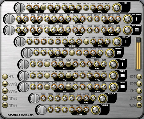 Dream Drums plugin interface