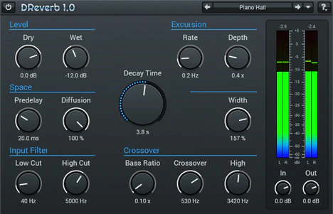 DReverb plugin interface