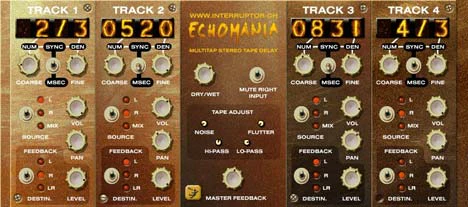 Echomania plugin interface