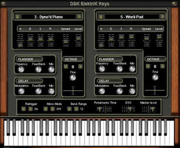 Elektrik Keys plugin interface