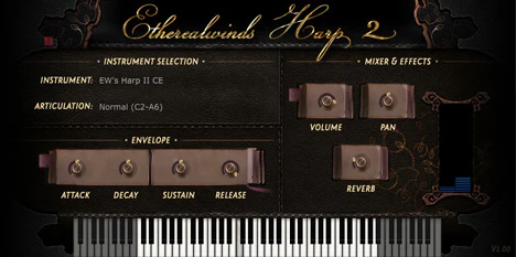 Etherealwinds Harp II CE plugin interface