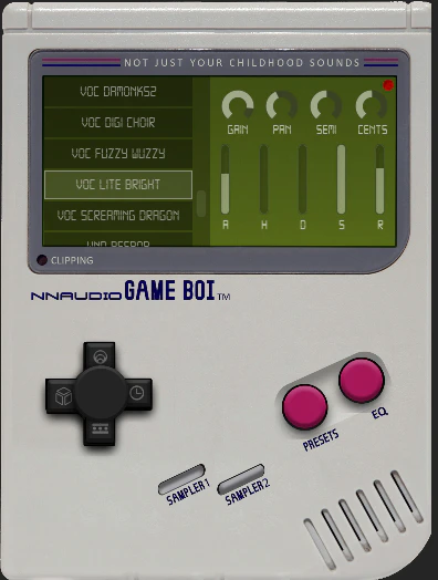 Game Boi plugin interface