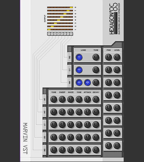 Hexagon 85 plugin interface