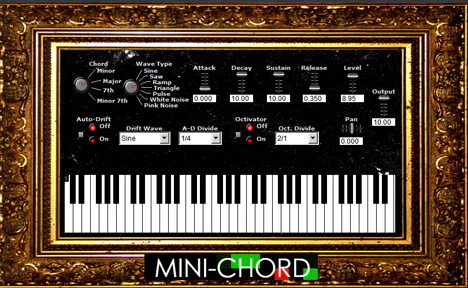 Mini-Chord plugin interface