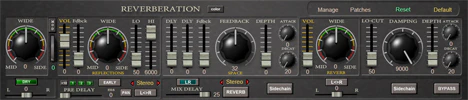 Reverberation plugin interface